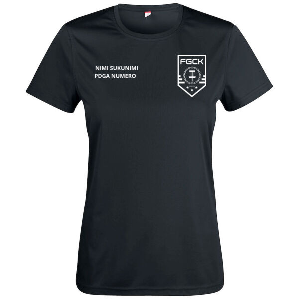 Naisten Tekninen T-paita Thumbnail